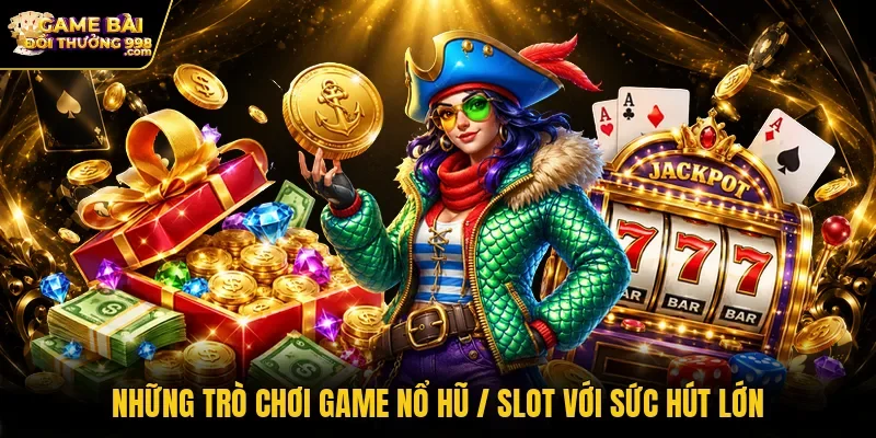 Những trò chơi game nổ hũ / slot với sức hút lớn