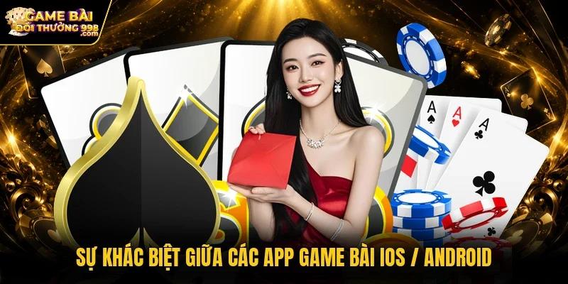 Sự khác biệt giữa các app game bài IOS / Android