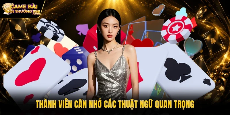 Thành viên cần nhớ các thuật ngữ quan trọng